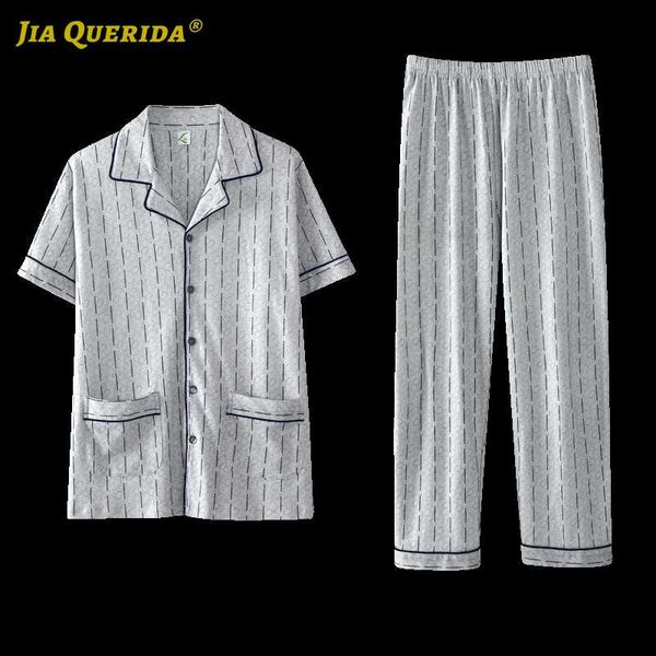 button man new pajamas set homesuit homeclothes fashion style casual style sleepwear short sleeve long pants turn down collar, Black;brown
button man new pajamas set homesuit homeclothes fashion style casual style sleepwear short sleeve long pants turn down collar, Black;brown