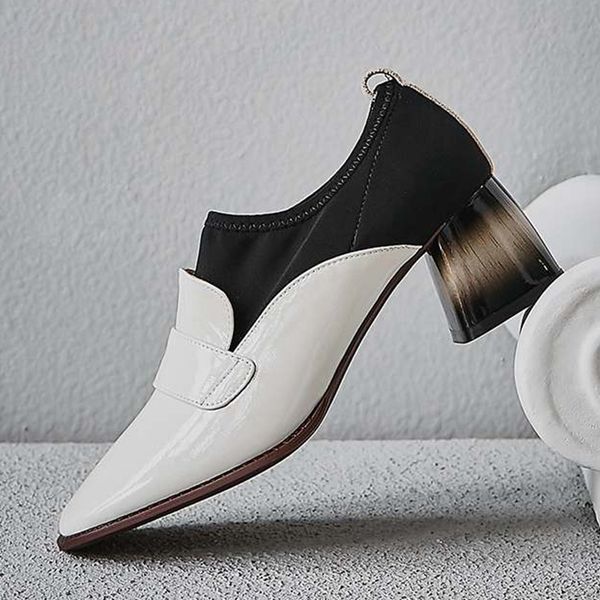 2019 cow leather slip on vintage design high heels round toe elegant lady career mixed color dinner party pumps shoes, Black
2019 cow leather slip on vintage design high heels round toe elegant lady career mixed color dinner party pumps shoes, Black