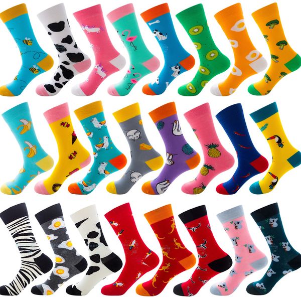1 pair men socks cotton funny crew socks cartoon animal fruit dog women novelty gift for spring autumn winter, Black
1 pair men socks cotton funny crew socks cartoon animal fruit dog women novelty gift for spring autumn winter, Black