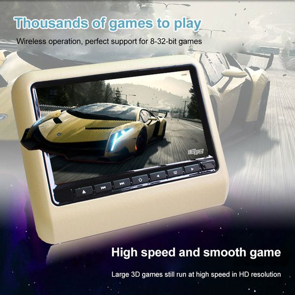 9 inch video hd game car monitor hanging vehicle audio multimedia lcd display universal fm electronic digital screen
9 inch video hd game car monitor hanging vehicle audio multimedia lcd display universal fm electronic digital screen