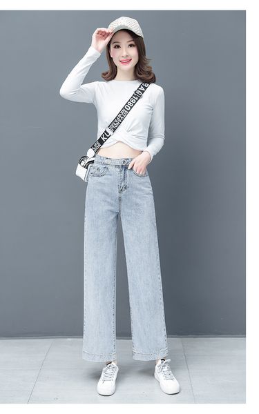 light blue the new han edition relaxed joker xuan elegant wind straight skinny trousers tide during the spring and autumn
light blue the new han edition relaxed joker xuan elegant wind straight skinny trousers tide during the spring and autumn