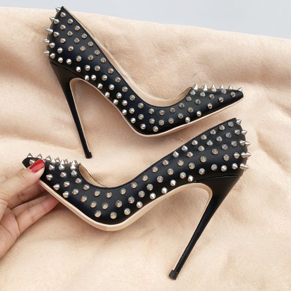 casual designer lady fashion women pumps pointed toe black leather spikes designers high heels pumps 12cm 10cm 8cm stiletto heels new
casual designer lady fashion women pumps pointed toe black leather spikes designers high heels pumps 12cm 10cm 8cm stiletto heels new
