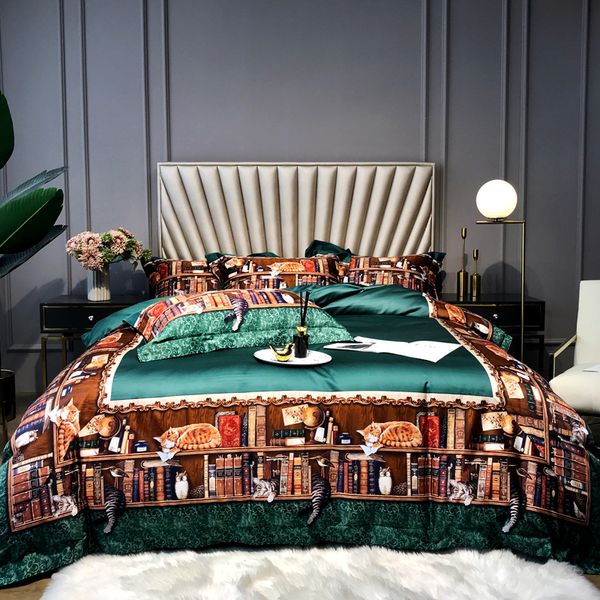 100s egyptian cotton green luxury digital printing royal bedding sets king duvet cover bed sheet set pillowcases 4pcs
100s egyptian cotton green luxury digital printing royal bedding sets king duvet cover bed sheet set pillowcases 4pcs