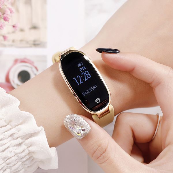 smart touch screen bracelet heart rate and blood pressure measurement sport waterproof multi-function bracelet women 2019, Slivery;brown
smart touch screen bracelet heart rate and blood pressure measurement sport waterproof multi-function bracelet women 2019, Slivery;brown