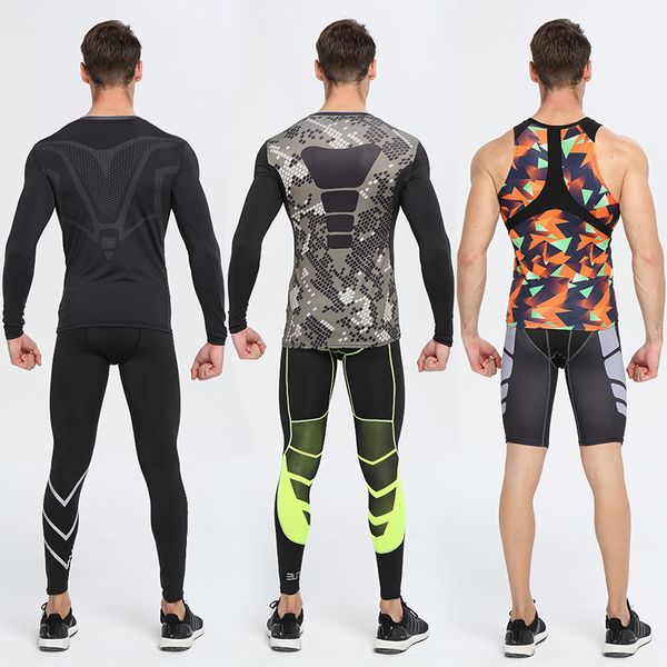 new men compression rashguard fitness long sleeves shirts base layer skin tight weight lifting t shirts running shorts, Blue
new men compression rashguard fitness long sleeves shirts base layer skin tight weight lifting t shirts running shorts, Blue