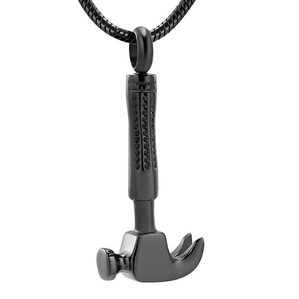 lkj10521 engrave mini cremation urns for human ashes 316l stainless steel hammer keepsake pendant necklace memorial jewelry urn, Silver
lkj10521 engrave mini cremation urns for human ashes 316l stainless steel hammer keepsake pendant necklace memorial jewelry urn, Silver