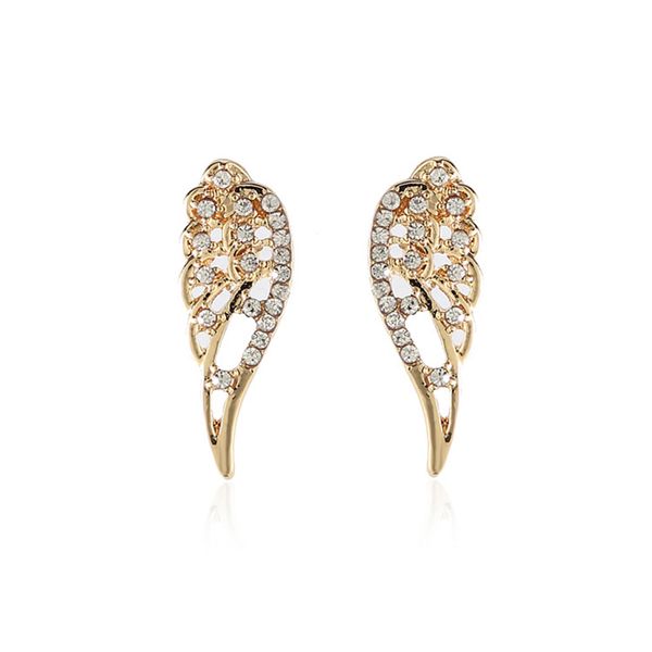 new fashion angel wings stud earring crystal diamond duct stud earrings for women jewelry gifts brincos, Golden;silver
new fashion angel wings stud earring crystal diamond duct stud earrings for women jewelry gifts brincos, Golden;silver