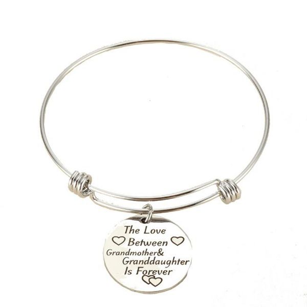 stainless steel bracelets the love between mother&daughter is forever charm adjustable bangle push presents for new moms, White
stainless steel bracelets the love between mother&daughter is forever charm adjustable bangle push presents for new moms, White