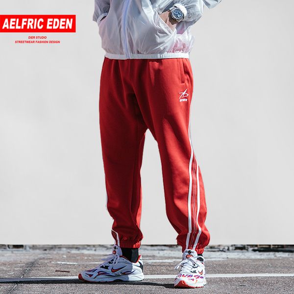aelfric eden casual sweatpants men 2019 spring side striped new design streetwear urban joggers harajuku pants hip hop trousers, Black
aelfric eden casual sweatpants men 2019 spring side striped new design streetwear urban joggers harajuku pants hip hop trousers, Black