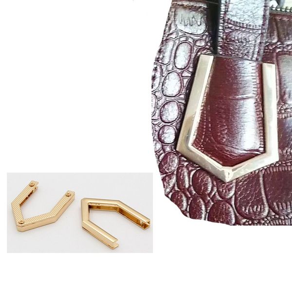 triangle strap end caps leather clip metal clip cord cap end ser for purse making corner protector for bag findings, Black
triangle strap end caps leather clip metal clip cord cap end ser for purse making corner protector for bag findings, Black