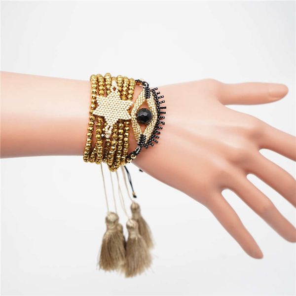 black friday deals boho jewellery evil eye bracelet beach star beaded stacking bracelets for women god bracelet wholesale, Golden;silver
black friday deals boho jewellery evil eye bracelet beach star beaded stacking bracelets for women god bracelet wholesale, Golden;silver