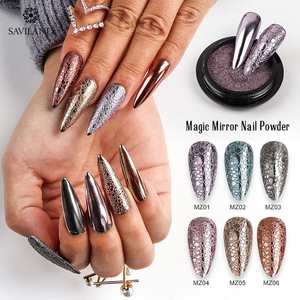 saviland holographic nail mirror glitter powder metallic color reflected pigment dip nail powder for beauty tools voronoi, Silver;gold
saviland holographic nail mirror glitter powder metallic color reflected pigment dip nail powder for beauty tools voronoi, Silver;gold