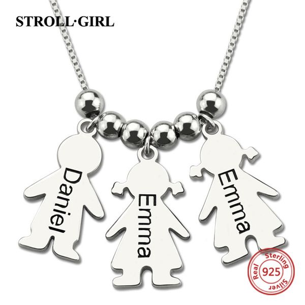 strollgirl new 925 sterling silver chain custom engraved kids name 3 children pendant necklace for women mom's jewelry gifts
strollgirl new 925 sterling silver chain custom engraved kids name 3 children pendant necklace for women mom's jewelry gifts