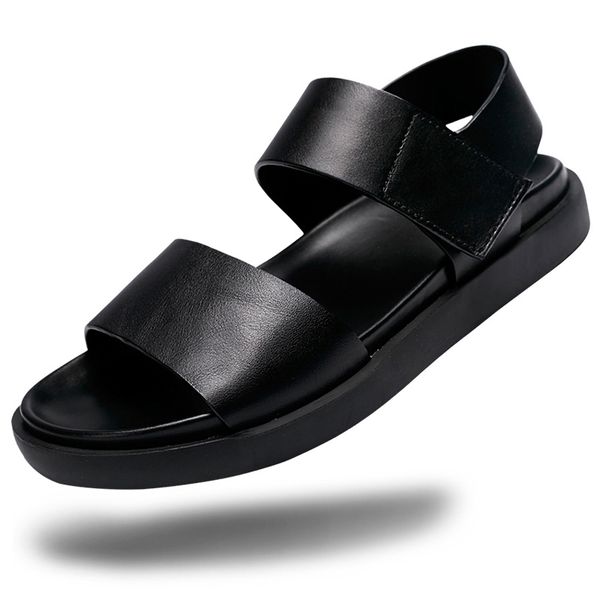 summer thick-soled muffin sandals genuine leather beach shoes men anti-skid sandals male male comfortable shoes cowhide, Black
summer thick-soled muffin sandals genuine leather beach shoes men anti-skid sandals male male comfortable shoes cowhide, Black