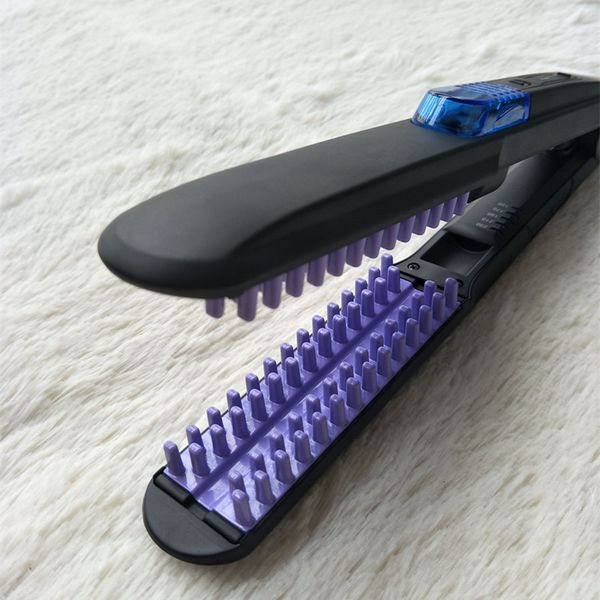 steam fast hair straightener brush spray flat iron comb ceramic mch heating 150c~230c safety water molecule straightener, Black
steam fast hair straightener brush spray flat iron comb ceramic mch heating 150c~230c safety water molecule straightener, Black