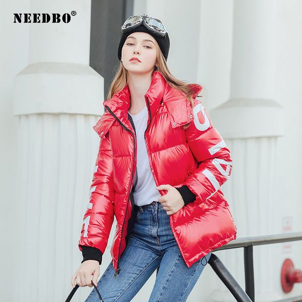 needbo women's down jacket hood down coat women jacket plus size parka winter puffer coat warm oversize lady jackets, Black
needbo women's down jacket hood down coat women jacket plus size parka winter puffer coat warm oversize lady jackets, Black
