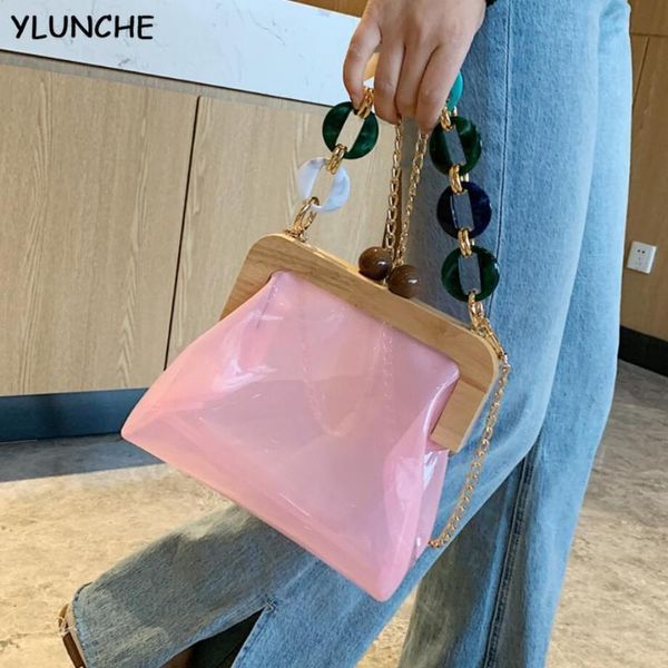 ylunche transparent jelly tote bag 2020 summer new pvc women's handbag travel chain shoulder messenger bag
ylunche transparent jelly tote bag 2020 summer new pvc women's handbag travel chain shoulder messenger bag