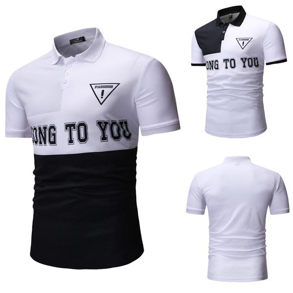 повседневные мужской топы моды мужчины тройники mens конструктора polos лето напечатанного письмо с коротким рукавом самцы тройников, White;black
повседневные мужской топы моды мужчины тройники mens конструктора polos лето напечатанного письмо с коротким рукавом самцы тройников, White;black