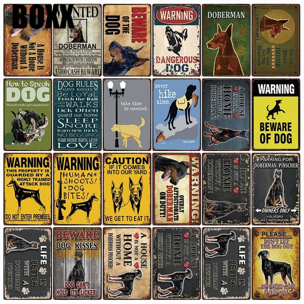 pets warning dog rule life is better with a doberman metal sign home decor bar wall art painting 20*30 cm size
pets warning dog rule life is better with a doberman metal sign home decor bar wall art painting 20*30 cm size