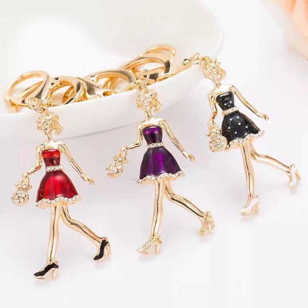 new creative alloy girl keychain beautiful high-heeled shoes car key ring women's fashion bag ornaments charm jewelry gift, Silver
new creative alloy girl keychain beautiful high-heeled shoes car key ring women's fashion bag ornaments charm jewelry gift, Silver