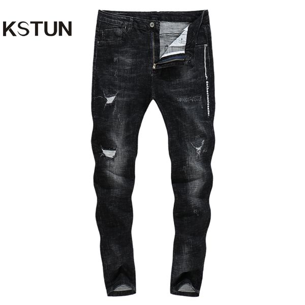 kstun jeans men clothes 2018 autumn and winter black stretch street wear denim hip hop skinny printed jeans male trousers roupas, Blue
kstun jeans men clothes 2018 autumn and winter black stretch street wear denim hip hop skinny printed jeans male trousers roupas, Blue