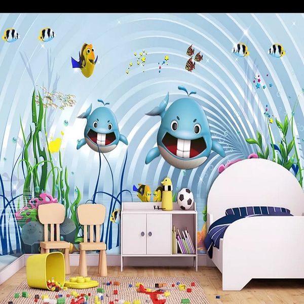 new custom large mural 3d wallpaper cartoon underwater world cute shark child bedroom mural tv back wall decor deep 5d embossed
new custom large mural 3d wallpaper cartoon underwater world cute shark child bedroom mural tv back wall decor deep 5d embossed