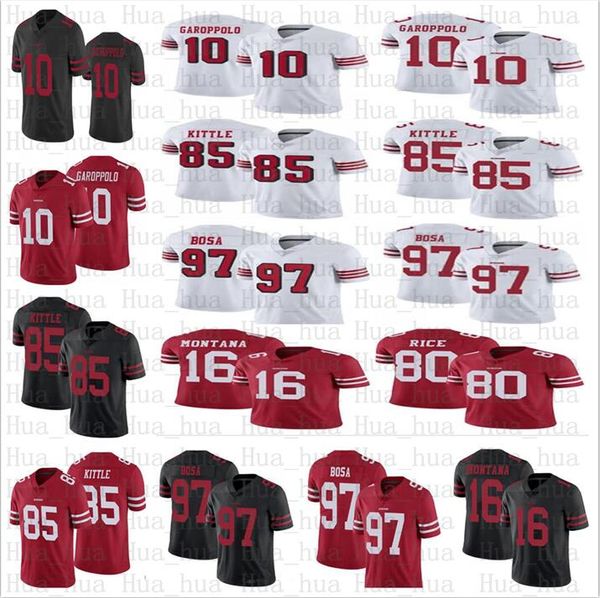 san men women youth 10 jimmy garoppolo francisco jersey 85 george kittle 49er 97 nick bosa 80 jerry rice 16 montana jersey, Black
san men women youth 10 jimmy garoppolo francisco jersey 85 george kittle 49er 97 nick bosa 80 jerry rice 16 montana jersey, Black