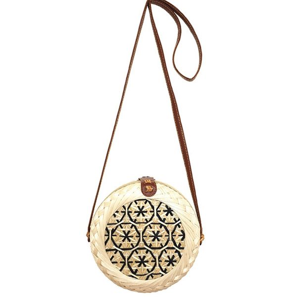 new round straw beach bag women bamboo handbag circle rattan bag colorful flower pattern design female crossbody shoulder bags b
new round straw beach bag women bamboo handbag circle rattan bag colorful flower pattern design female crossbody shoulder bags b