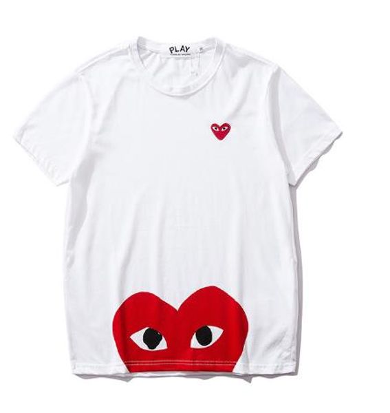 Summer men women cdg play t hirt brand cotton hort leeve tee heart print funny t hirt 13color
Summer men women cdg play t hirt brand cotton hort leeve tee heart print funny t hirt 13color