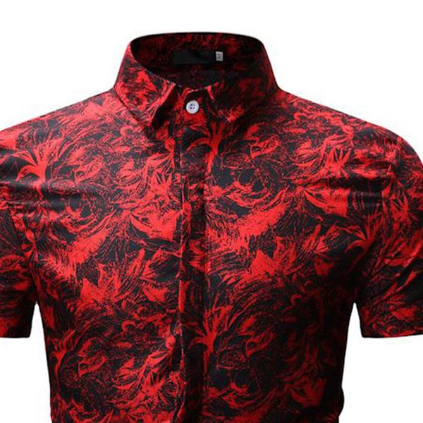 2019 мужская лето печати отложной воротник slim fit с коротким рукавом рубашки верхней части кофточки камиза masculina гавайская рубашка стр, White;black
2019 мужская лето печати отложной воротник slim fit с коротким рукавом рубашки верхней части кофточки камиза masculina гавайская рубашка стр, White;black