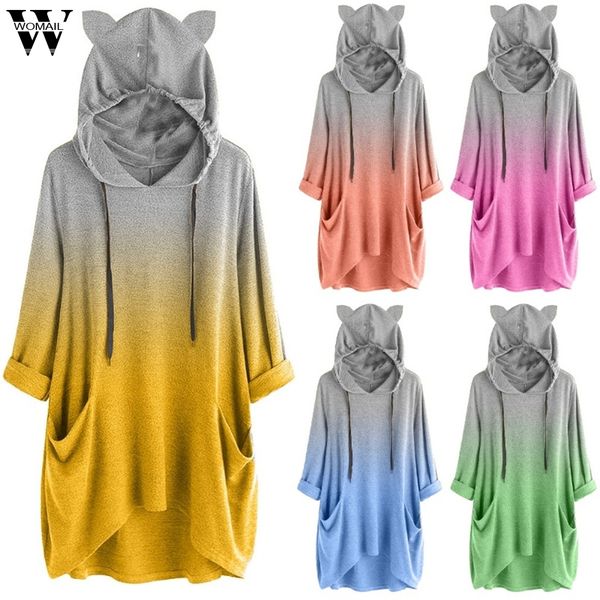 womail кофты женская с длинным рукавом градиент цвета cat ear осенью полный капюшоном пуловер печати женская толстовка sudadera s-l3, Black
womail кофты женская с длинным рукавом градиент цвета cat ear осенью полный капюшоном пуловер печати женская толстовка sudadera s-l3, Black