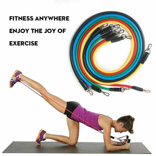 dhl ship 11pcs pull rope fitness exercises resistance bands set latex tubes pedal excerciser body training workout elastic yoga band
dhl ship 11pcs pull rope fitness exercises resistance bands set latex tubes pedal excerciser body training workout elastic yoga band