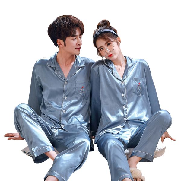 pajamas set homesuit homeclothes fashion casual style sleepwear turn down collar long sleeve long pants button imitated silk, Black;brown
pajamas set homesuit homeclothes fashion casual style sleepwear turn down collar long sleeve long pants button imitated silk, Black;brown