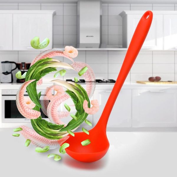 1pc качество силикон soup spoon термостойкого скольжению кухонные принадлежности ложка антипригарной большая кухонная утварь другой посуда
1pc качество силикон soup spoon термостойкого скольжению кухонные принадлежности ложка антипригарной большая кухонная утварь другой посуда