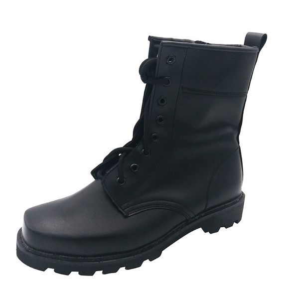 new men motorcycle boots black pu warm wool winter snow boots lace-up high steel round toe military boots shoes
new men motorcycle boots black pu warm wool winter snow boots lace-up high steel round toe military boots shoes