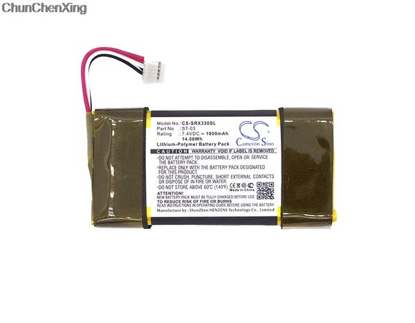 cameron sino 1900mah аккумулятор st-03 для sony srs-x33
cameron sino 1900mah аккумулятор st-03 для sony srs-x33