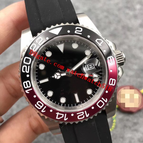 7 colors luxury watch 116710 116713 116718 40mm automatic mechanical black blue rubber red blue ceramic bezel sapphire sport gmt men wrist, Slivery;brown
7 colors luxury watch 116710 116713 116718 40mm automatic mechanical black blue rubber red blue ceramic bezel sapphire sport gmt men wrist, Slivery;brown