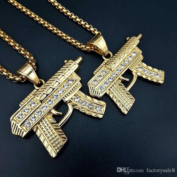 2018 хип-хоп пистолет кулон ожерелье 18k золото посеребренные замороженные cz алмазы шарм кулон высокое качество кубинской цепи, Silver
2018 хип-хоп пистолет кулон ожерелье 18k золото посеребренные замороженные cz алмазы шарм кулон высокое качество кубинской цепи, Silver