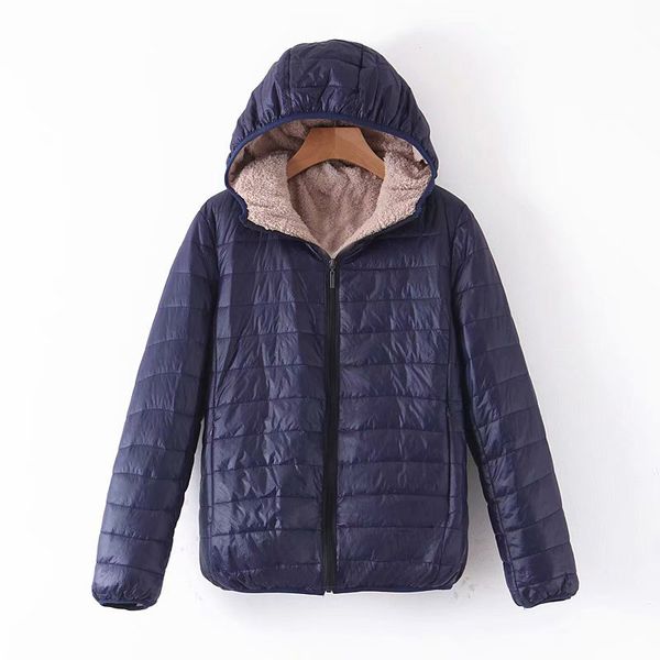 2019 autumn hooded thick long sleeve zipper warm thick parka outwear coat, Black
2019 autumn hooded thick long sleeve zipper warm thick parka outwear coat, Black