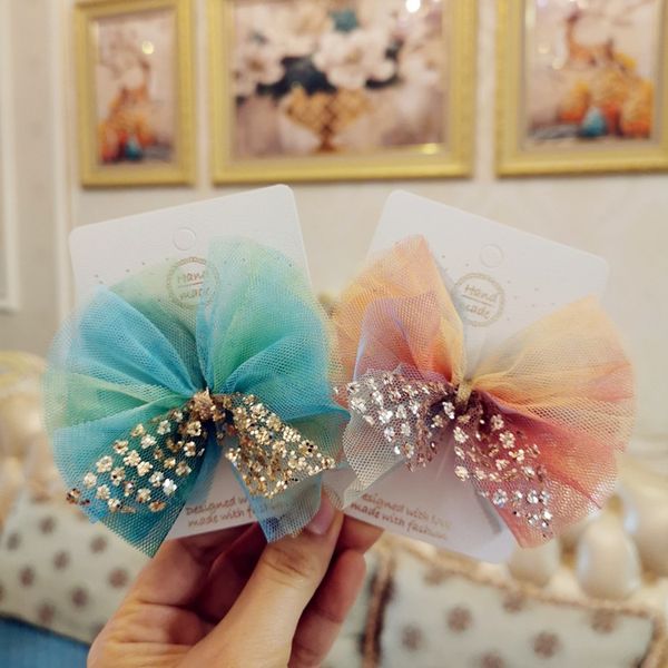 boutique 12pcs fashion cute glitter gauze bow hairpins gradient mesh bowknot hair clips princess headwear girls hair accessories, Slivery;white
boutique 12pcs fashion cute glitter gauze bow hairpins gradient mesh bowknot hair clips princess headwear girls hair accessories, Slivery;white