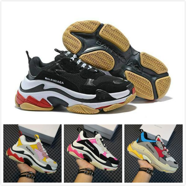 new paris 17fw triple-s walking luxury dad shoes chaussures femme triple s 17fw designer sneakers mens womens vintage old grandpa trainer, Black
new paris 17fw triple-s walking luxury dad shoes chaussures femme triple s 17fw designer sneakers mens womens vintage old grandpa trainer, Black