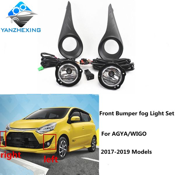 brand new high-quality front bumper fog light set with bulb h16 12v 19w fog lamp wiring & switch for agya /wigo 2016-2019
brand new high-quality front bumper fog light set with bulb h16 12v 19w fog lamp wiring & switch for agya /wigo 2016-2019