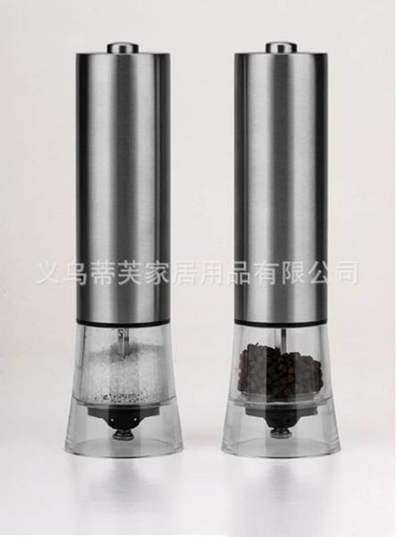 Electric Grinder Machine with Ceramic Grinding Core ABS Acrylic Manual Pepper Grinder High End Western Food Pepper Mills Stainless Steel 201
Electric Grinder Machine with Ceramic Grinding Core ABS Acrylic Manual Pepper Grinder High End Western Food Pepper Mills Stainless Steel 201