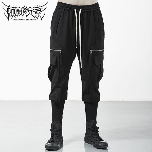 2018 men's clothing bigbang hair stylist fashion hip-hop loose boots pants casual jogger pants singer costumes, Black
2018 men's clothing bigbang hair stylist fashion hip-hop loose boots pants casual jogger pants singer costumes, Black