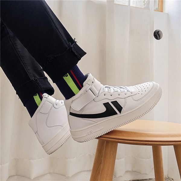 men casual shoes sport breathable forced one sneakers men decoration af 1mid trend trainers shoes zapatillas hombre, Black
men casual shoes sport breathable forced one sneakers men decoration af 1mid trend trainers shoes zapatillas hombre, Black