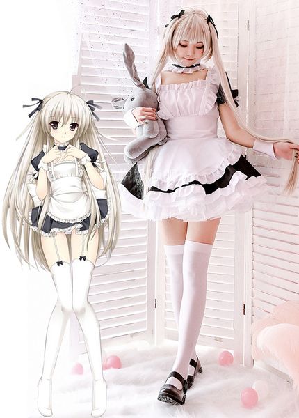 Cosplay Kasugano Sora Yosuga no Sora Cosplay Animation Uniform Lolita Laurie Dress Budding Dome Sister Cos Maidservant Dress S-XXL
Cosplay Kasugano Sora Yosuga no Sora Cosplay Animation Uniform Lolita Laurie Dress Budding Dome Sister Cos Maidservant Dress S-XXL
