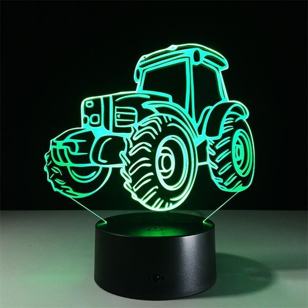tractor led night light 3d lamp 7 colors changing remote touch switch decorative car table lamp living room lights
tractor led night light 3d lamp 7 colors changing remote touch switch decorative car table lamp living room lights