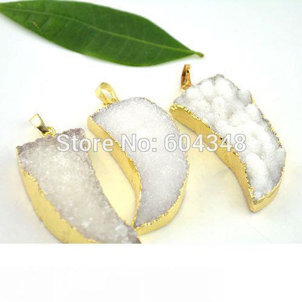 5шт druzy кварц drusy камень кулон в белом цвете, природа изогнутая форма луны позолоченный край druzy кулон, драгоценный камень кулон, Silver
5шт druzy кварц drusy камень кулон в белом цвете, природа изогнутая форма луны позолоченный край druzy кулон, драгоценный камень кулон, Silver