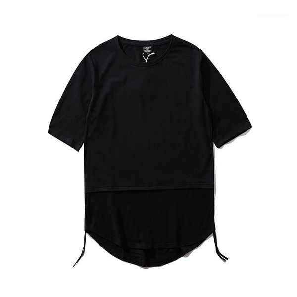 casual loose mens tees summer pure color mens tshirt crew neck panelled short tees, White;black
casual loose mens tees summer pure color mens tshirt crew neck panelled short tees, White;black