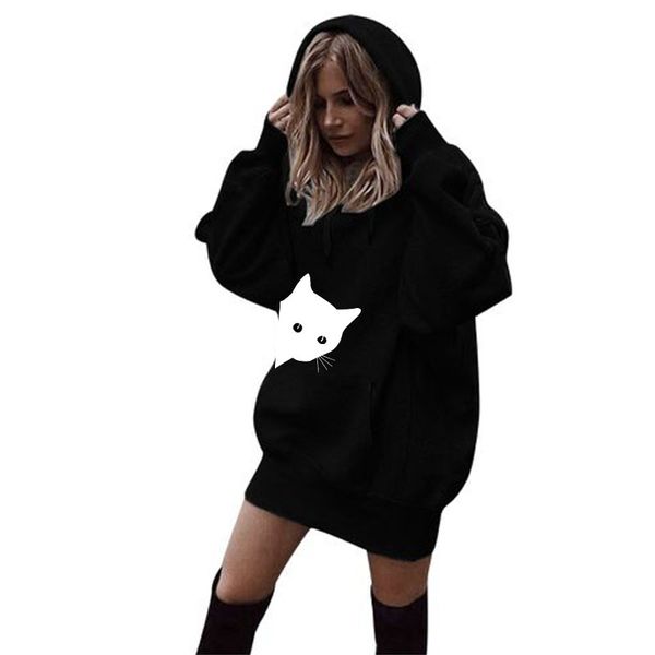 2019 autumn winter new kawaii cat print hoodies women thicken cotton hooded hoodie sweatshirt pullover bluza damska plus si, Black
2019 autumn winter new kawaii cat print hoodies women thicken cotton hooded hoodie sweatshirt pullover bluza damska plus si, Black